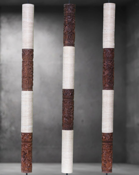 Stupa Travertine Partition