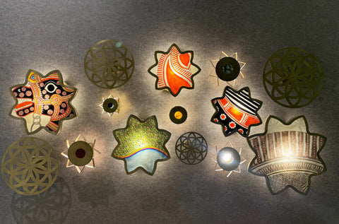 Tambrajyoti- Wall cluster lighting