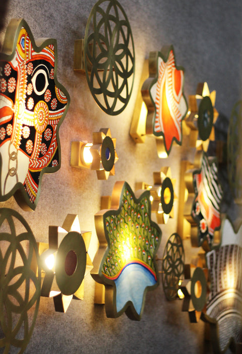 Tambrajyoti- Wall cluster lighting