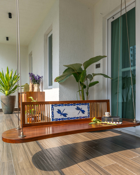Teak Indoor Jhula