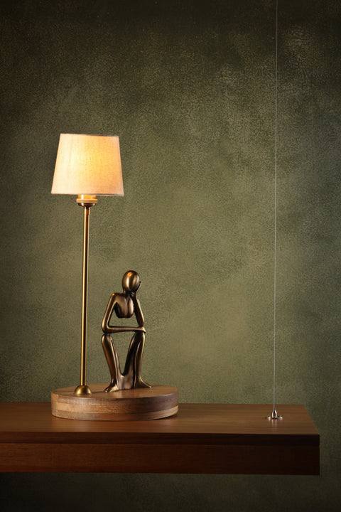 The thinker table lamp